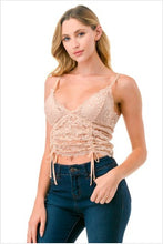 Load image into Gallery viewer, SOLID LACE TANK TOP