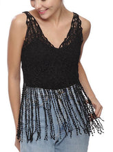 Load image into Gallery viewer, FRINGE CROCHET TOP