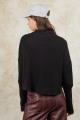 Load image into Gallery viewer, Mock Neck Wide Collared Ribbed Henley Top