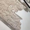 Asymmetric Crochet Top Paisley Lace Sleeveless Sheer Open-knit Blouse Elegant White Vest Summer Boho Vacation Outfit