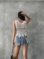 Load image into Gallery viewer, Cream Net Blouse