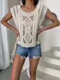 Load image into Gallery viewer, Braided Vest - Ecru