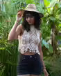 Load image into Gallery viewer, Raw Lace Sleeveless Blouse
