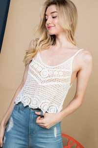 KNITTED PATTERN TOP
