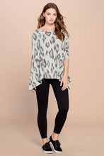 Load image into Gallery viewer, Sharkbite Hem Leopard Printed Tunic Top