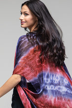 Load image into Gallery viewer, Shimmering Patriotic Tie Dye Kimono