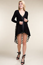 Load image into Gallery viewer, LACE BLACK CARDIGAN