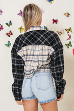 Load image into Gallery viewer, COLOR BLOCK PLAID SHORT JACKE