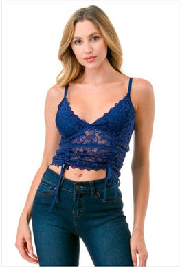 SOLID LACE TANK TOP