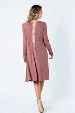 Load image into Gallery viewer, LONG CARDIGAN WITH LACED UP