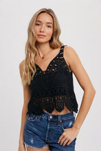 Load image into Gallery viewer, CROCHET LACE TANK