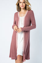 Load image into Gallery viewer, LONG CARDIGAN WITH LACED UP